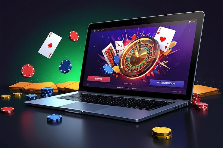 Visualisasi teknologi enkripsi data dan keamanan siber yang digunakan oleh platform tokowin99